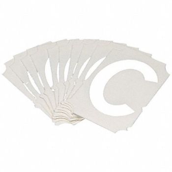 BRADY Numbers and Letters Labels PK 10, 800ND0