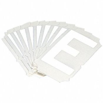 BRADY Numbers and Letters Labels PK 10, 800ND2