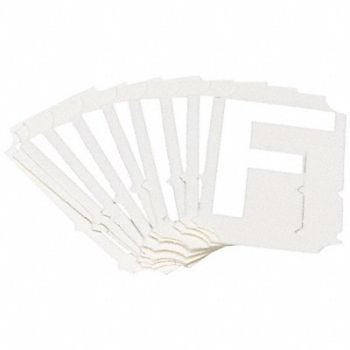 BRADY Numbers and Letters Labels PK 10, 800ND3