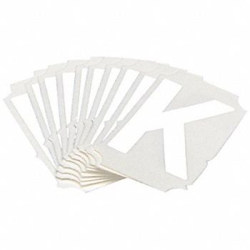BRADY Numbers and Letters Labels PK 10, 800ND4