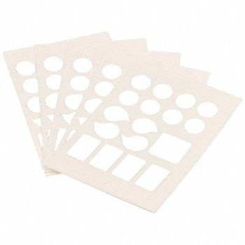 BRADY Numbers and Letters Labels PK 10, 800P68