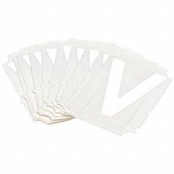 BRADY Numbers and Letters Labels PK 10, 800NE0