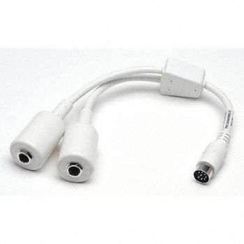 CREST HEALTHCARE SUPPLY Adapter Type Y 1/4 2-Conductor Plug, 508L37