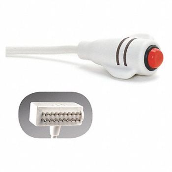CREST HEALTHCARE SUPPLY Call Cord Dukane 18-Pin Din White 10 ft., 508M34