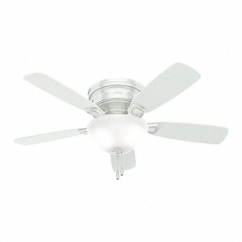 HUNTER Low Profile Ceiling Fan 48 White, 50AH84