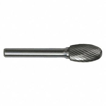 CLE-LINE Oval Bur SE Radius End 1/2 Carbide, 50AW84