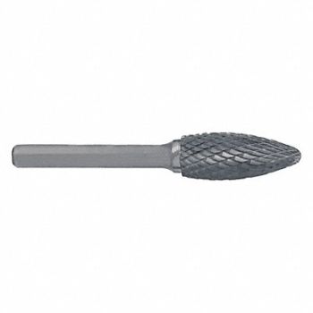 CLE-LINE Flame Bur 1/2 Carbide Double Cut, 50AX58