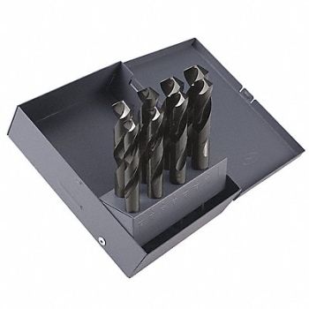 CLE-LINE Reduced Shank Drill Set 8pc HSS, 50AY59