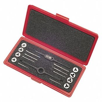 CLE-LINE Tap/Die Set 10pc UNC UNF, 50CA41