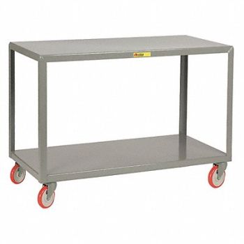 LITTLE GIANT Mobile Tables 2-Shelf 1000 lb 24 x 36, 50DG05