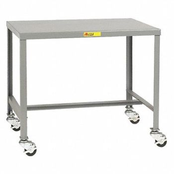 LITTLE GIANT Machine Table Steel Mobile 24 x 36 x 42, 50DG45