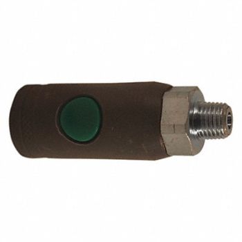 MILTON T Style Safety Coupler 1/4 MNPT, 50DV41