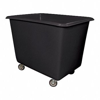 ROYAL BASKET TRUCKS Cube Truck LDPE Black 22.4 cu ft., 35LF48