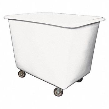 ROYAL BASKET TRUCKS Cube Truck LDPE White 24.8 cu ft., 35LF52