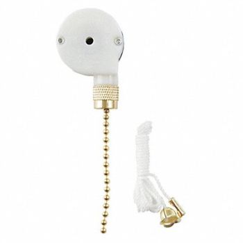 GARDNER BENDER Pull Switch Brass SPTT, 50HY45