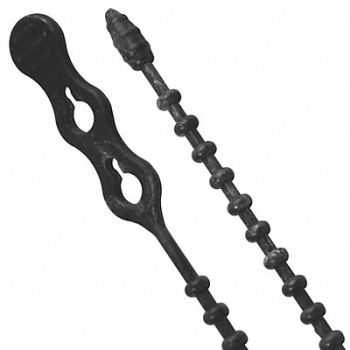 GARDNER BENDER Beadle Wraps 12 in Black 70 lb PK40, 50HZ41