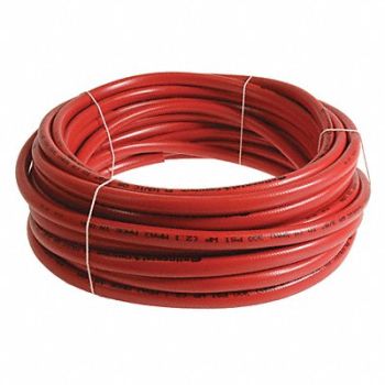 CONTINENTAL Air Hose 1/2 ID x 25 ft Red, 50JE66