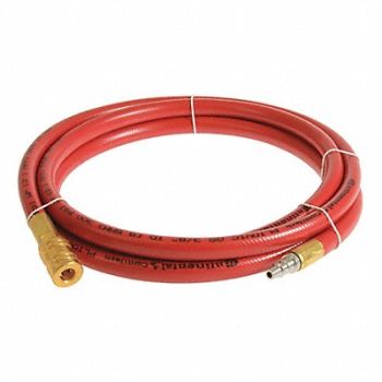 CONTINENTAL Air Hose 1/2 I.D. 10 ft., 50JH05