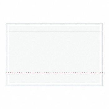 TAPE LOGIC Clear Doc. Envelopes 10-3/4x6-3/4 PK500, 50LF84