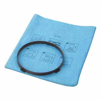 STANLEY Blue Cloth Reuseable Filter w/Clamp Ring, 50MR39