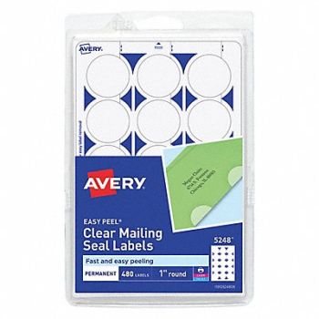 AVERY Mailing Labels Clear PK480, 50MR94