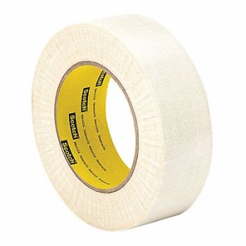 3M Elec Tape 108 ft Lx2 in W 7 mil White, 15D095