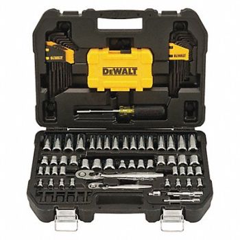 DEWALT Mechanics Tool Kit w/Case 108 pcs., 50XM48