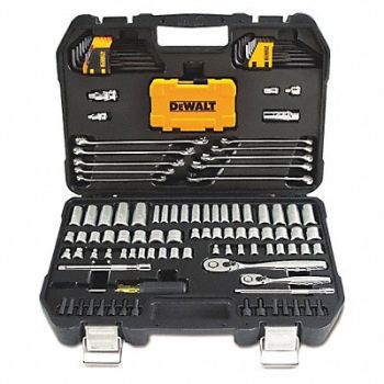 DEWALT Mechanics Tool Kit w/Case 142 pcs., 50XM49