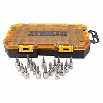 DEWALT Tough Box 3/8 Drive Bit Socket Set, 50XM53