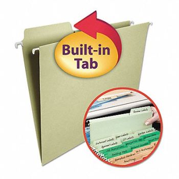 SMEAD Folder Hanging Moss Green PK20, 50XY64