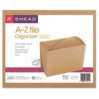 SMEAD Folder Expanding 12x10 A-Z Brown, 50XZ88