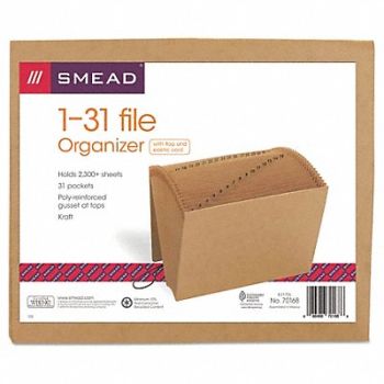 SMEAD Folder Expanding 12x10 1-31 Letter, 50XZ89