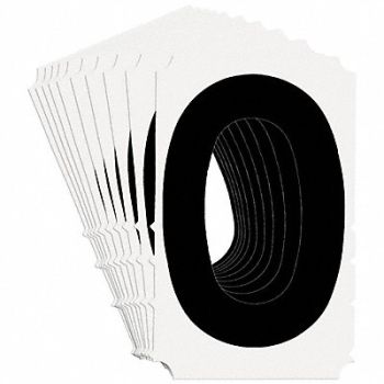 BRADY Numbers and Letters Labels PK 10, 800NE6