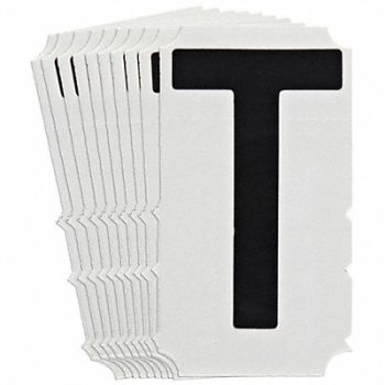 BRADY Numbers and Letters Labels PK 10, 800NH7