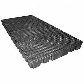 BLACK DIAMOND Spill Pallet 100 L x 53-1/4 W x 6 H, 35LT80
