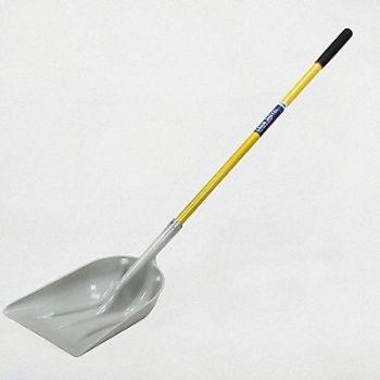 SKILCRAFT Scoop Shovel Yellow Blade Poly 19 L, 806PJ1