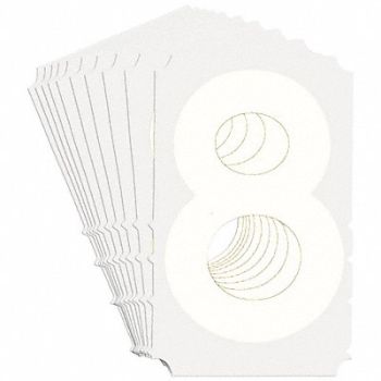 BRADY Numbers and Letters Labels PK 10, 800NK2