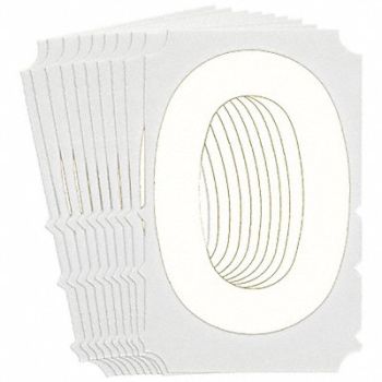 BRADY Numbers and Letters Labels PK 10, 800P77