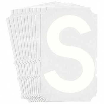 BRADY Numbers and Letters Labels PK 10, 800P81