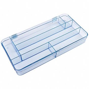 FLAMBEAU K4968 Compartment Box Snap Clear 1 11/16 in, 19YZ87