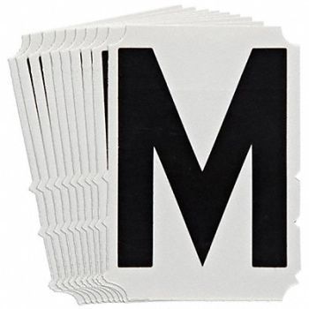 BRADY Numbers and Letters Labels PK 10, 800NP0