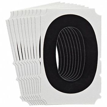 BRADY Numbers and Letters Labels PK 10, 800NP2