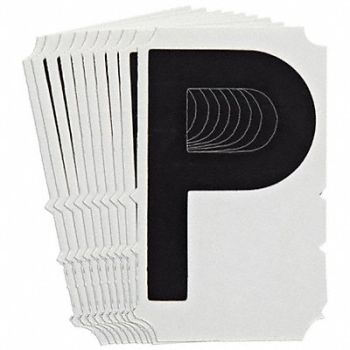 BRADY Numbers and Letters Labels PK 10, 800NP3