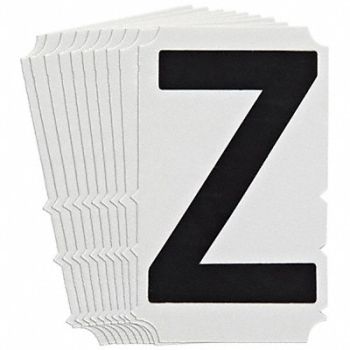 BRADY Numbers and Letters Labels PK 10, 800NR4