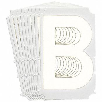 BRADY Numbers and Letters Labels PK 10, 800P89
