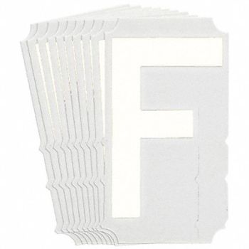 BRADY Numbers and Letters Labels PK 10, 800NT7