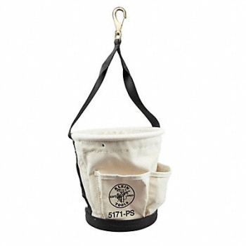 KLEIN TOOLS Bucket Bag Canvas Tapered Wall OffWhite, 2DGU4