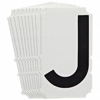 BRADY Numbers and Letters Labels PK 10, 800NW2
