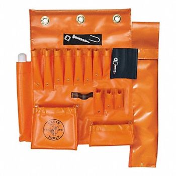 KLEIN TOOLS Aerial Apron with Hot Stick Pocket, 807JT9