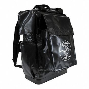 KLEIN TOOLS Lineman Backpack Black, 807GR7